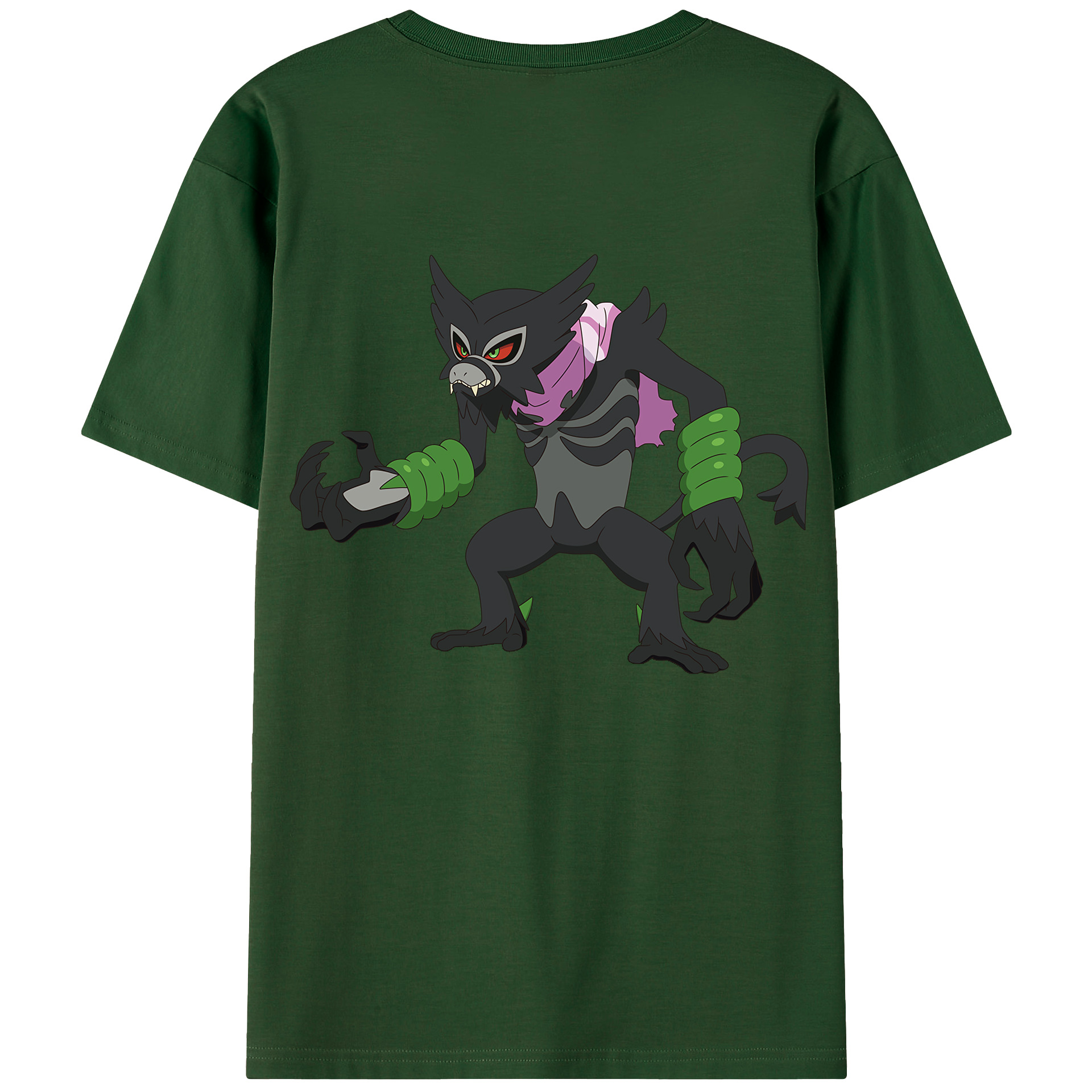 （画像用） ポケットモンスター Pokémon 綿100％半袖Tシャツ（背面プリント）